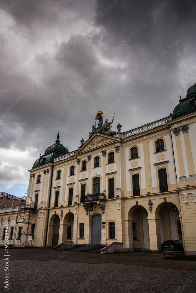Fototapeta premium Branicki Palace main entrance, Bialystok, Poland