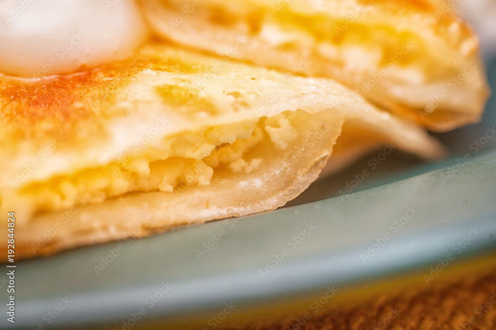 Dumplings with white cheese Dumplings with white cheese
