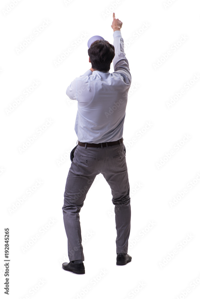 Businessman isolated on the white background Businessman isolated on the white background