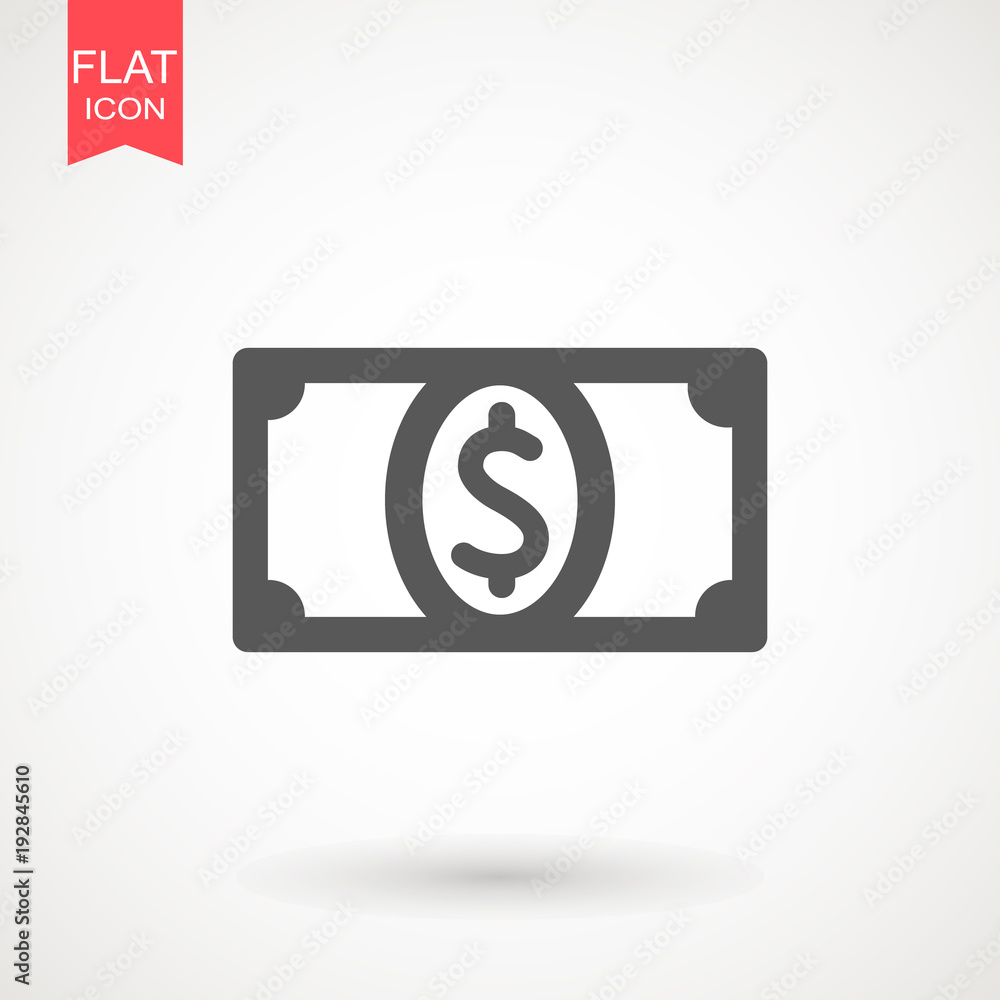 Money icon in flat style. Money currency vector illustration. Payment , Business & finance web icons. Money icon in flat style. Money currency vector illustration. Payment , Business & finance web icons.