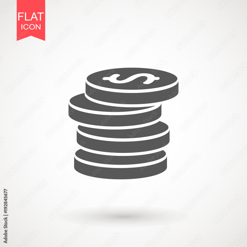Money icon in flat style. Money currency vector illustration. Payment , Business & finance web icons. Money icon in flat style. Money currency vector illustration. Payment , Business & finance web icons.