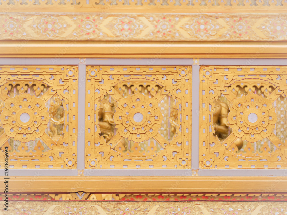 Pattern of The architecture  on The Royal Crematorium for HM King Bhumibol Adulyadej