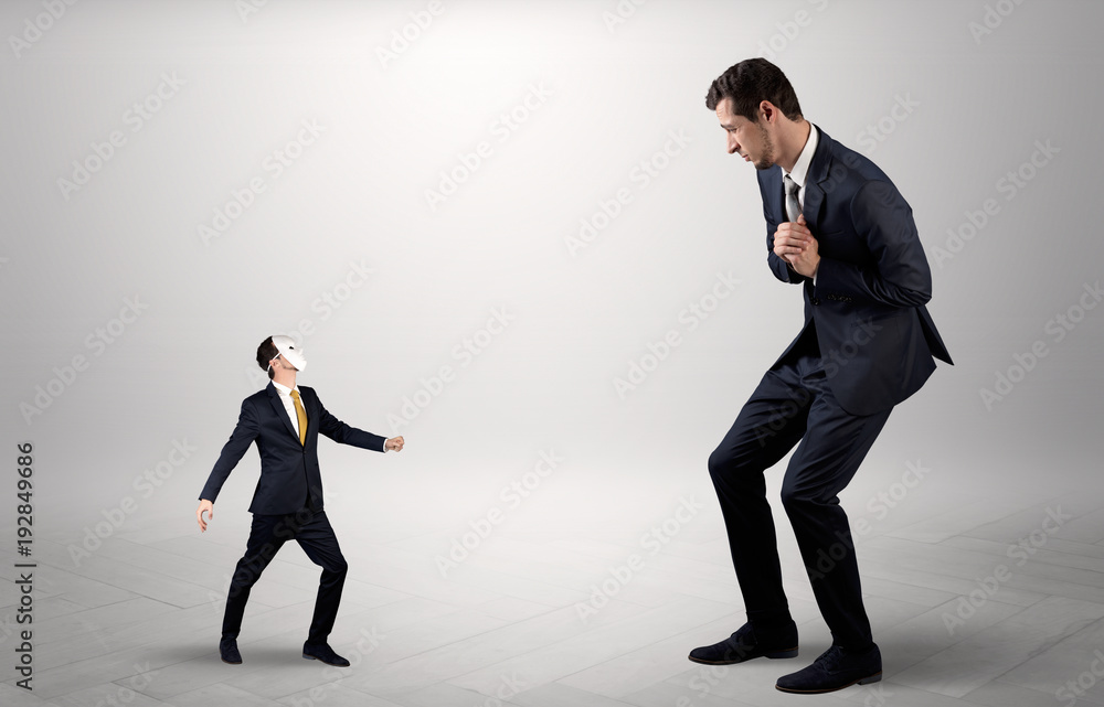 Conflict between small and big businessman Conflict between small and big businessman