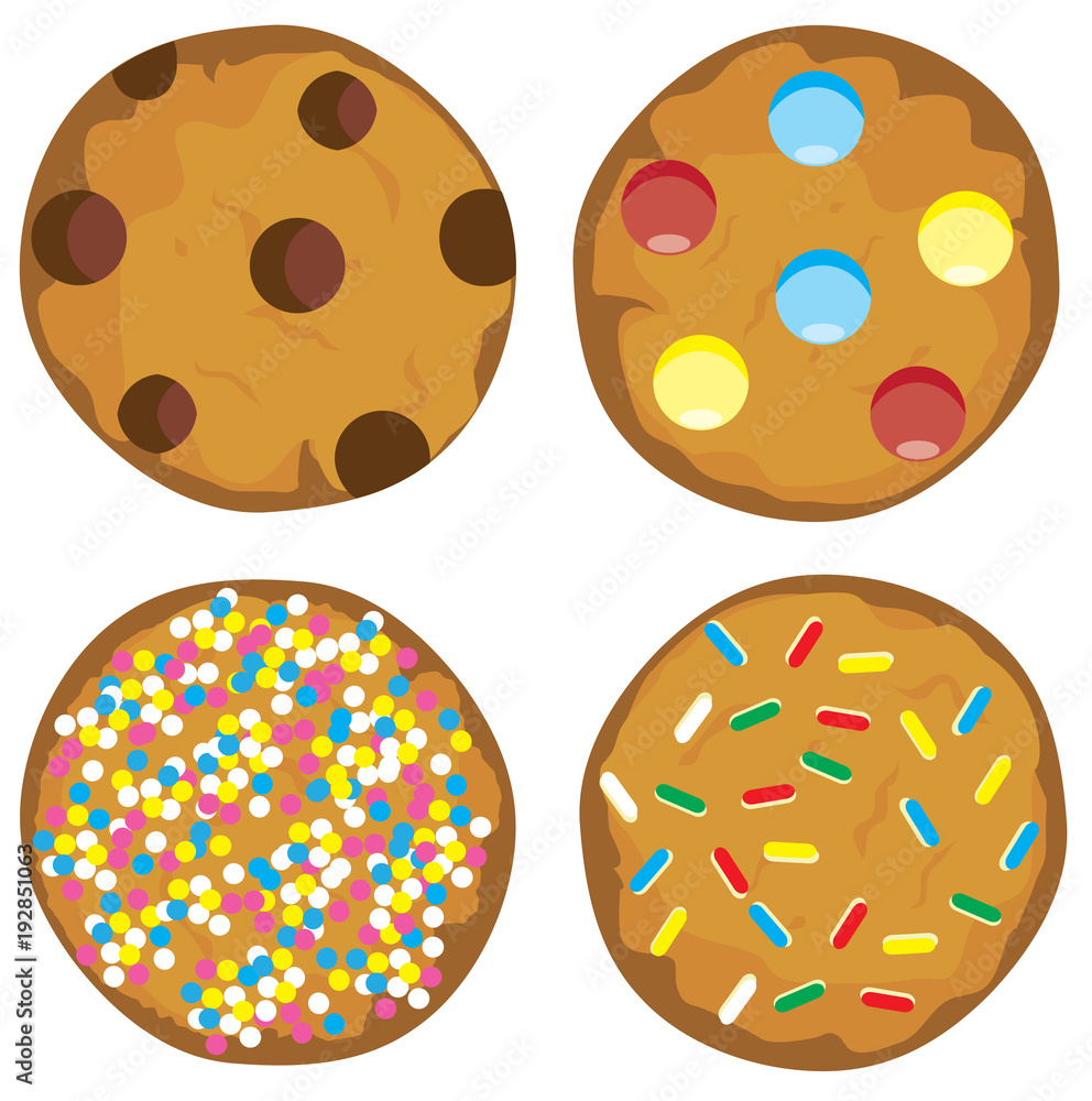 Vector Cookie Set Vector Cookie Set