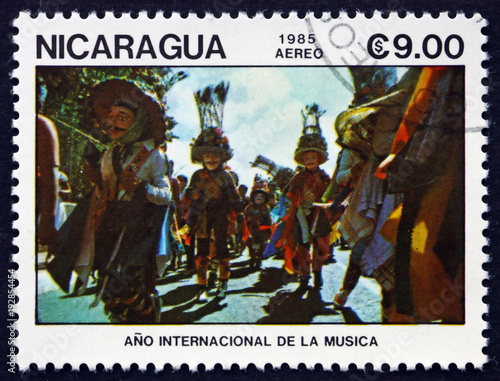 Postage stamp Nicaragua 1985 parade