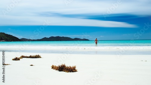 plage paradisiaque des seychelles