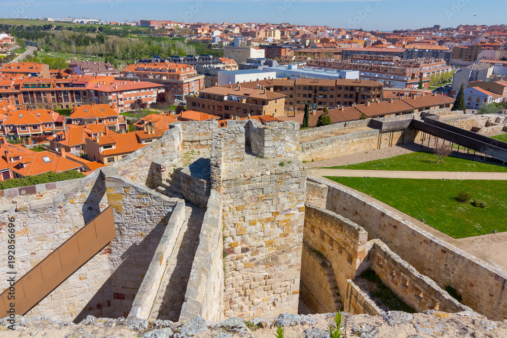 historical and ancient castle of Zamora, Spain