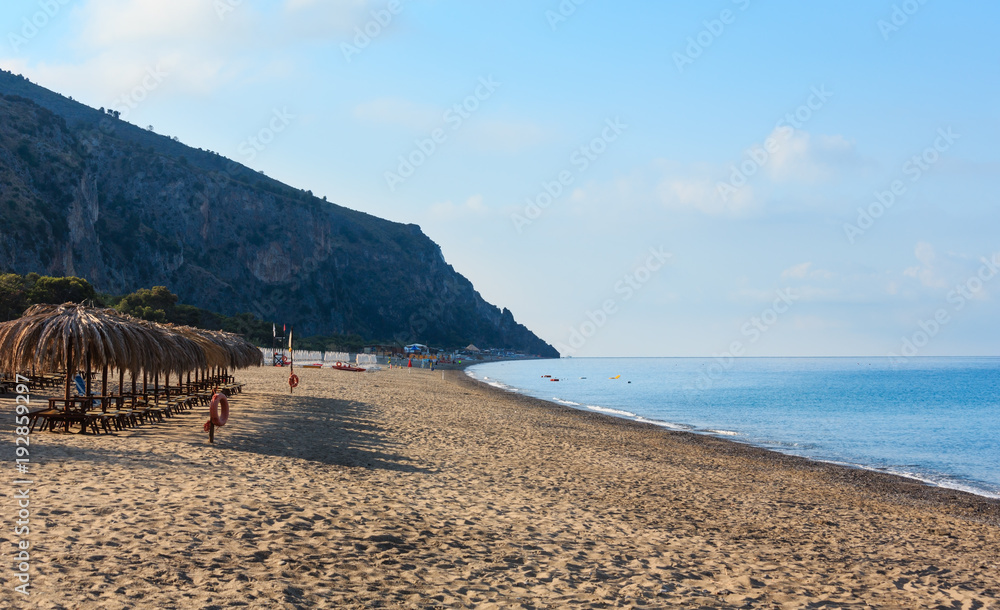 Tyrrhenian sea  beach, Campania, Italy