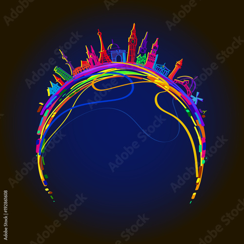 the logo of the world buildings