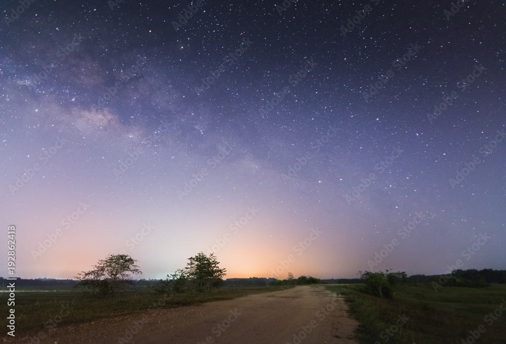 The road that leads to the Milky Way. The road that leads to the Milky Way.