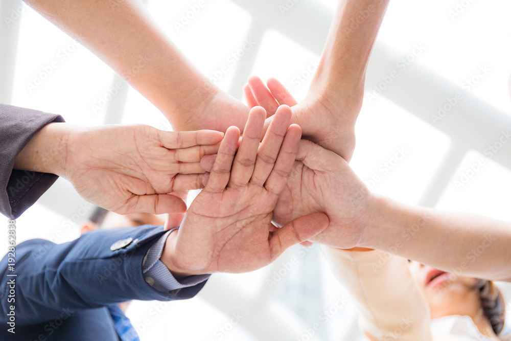 Business team collaboration to work. Business team collaboration to work.