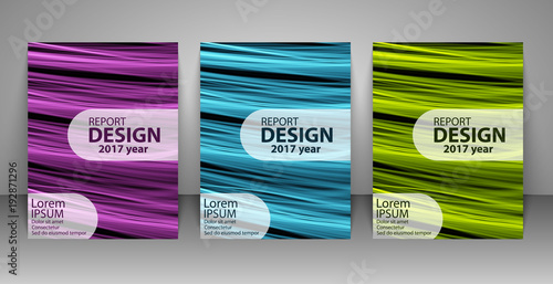 Brochure design template. Report, flyer, business layout, presentation template A4 size. Vector illustration.