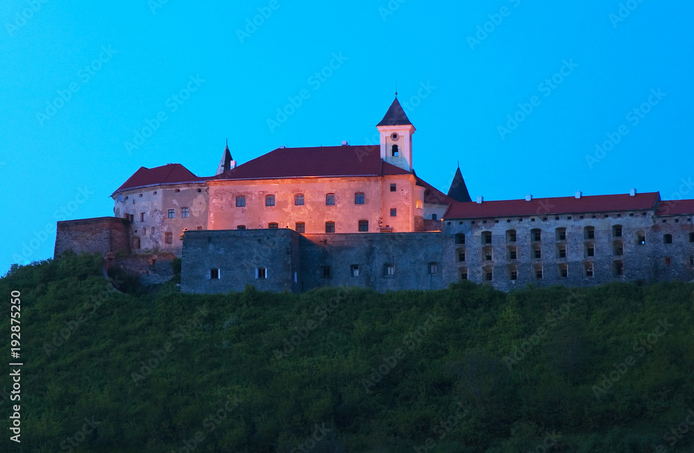 Evening view to the old castle