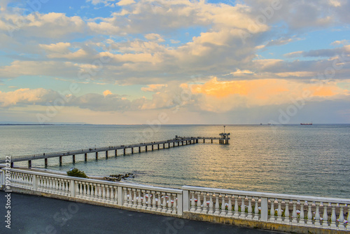 The quay in Burgas