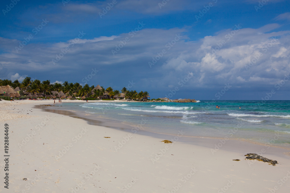 On the beach, Yucatan, Mexico