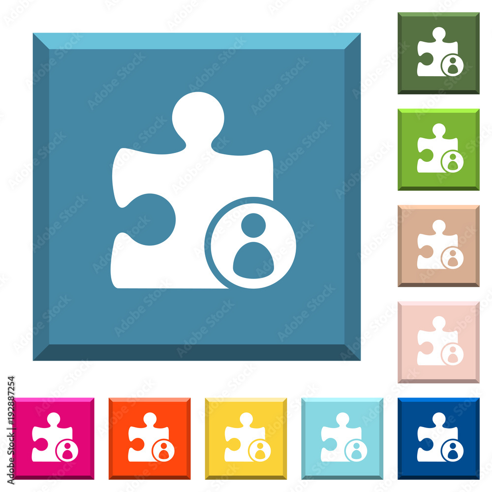 Plugin author white icons on edged square buttons Plugin author white icons on edged square buttons