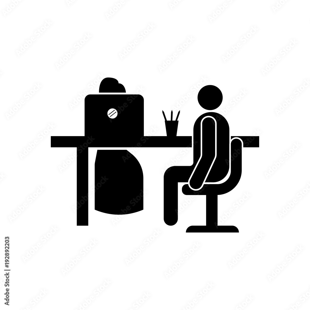 job interview icon. Сommunication element icon. Premium quality graphic design. Signs and symbols collection icon for websites, web design, mobile app job interview icon. Сommunication element icon. Premium quality graphic design. Signs and symbols collection icon for websites, web design, mobile app