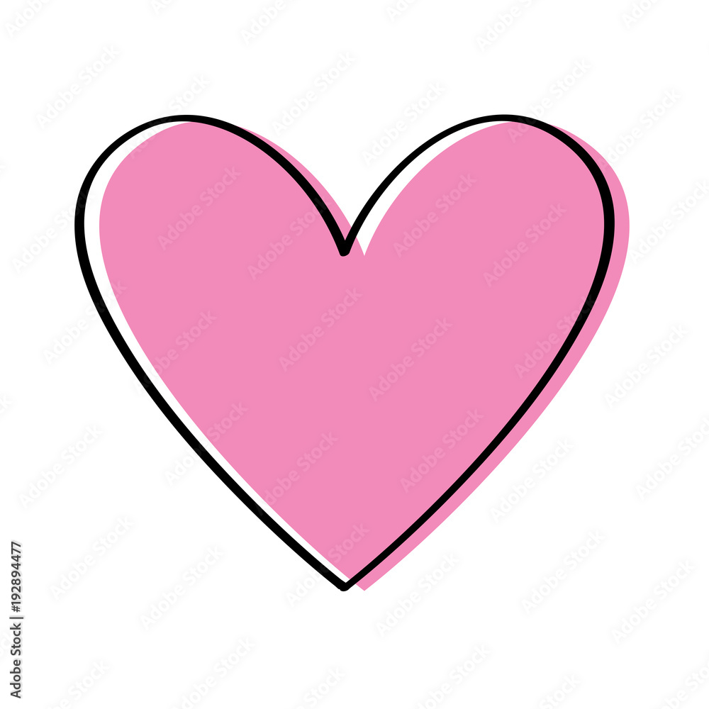 love heart romance passion feeling vector illustration love heart romance passion feeling vector illustration