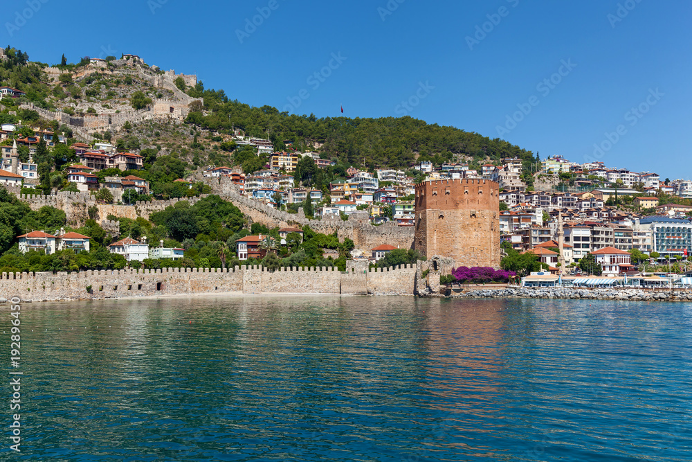a fortress in Alanya.
