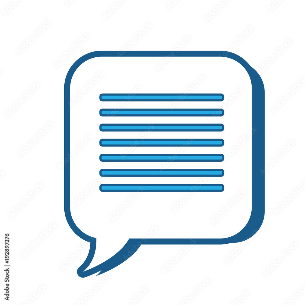 Speech bubble design