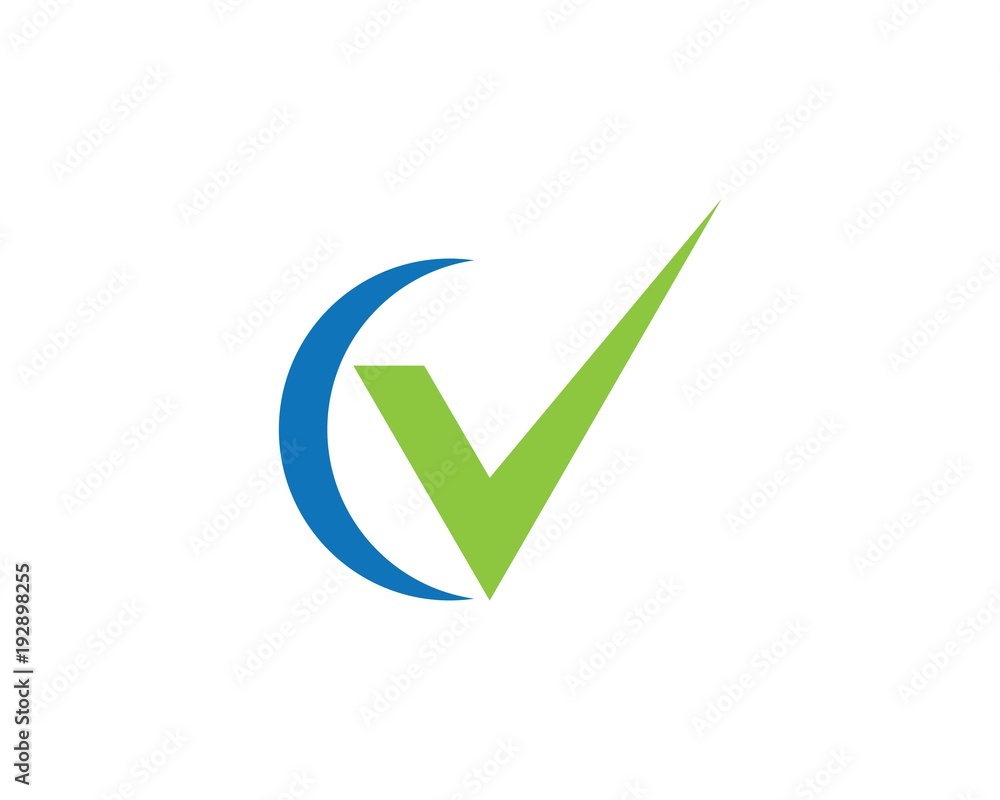 V Letter Logo Template V Letter Logo Template