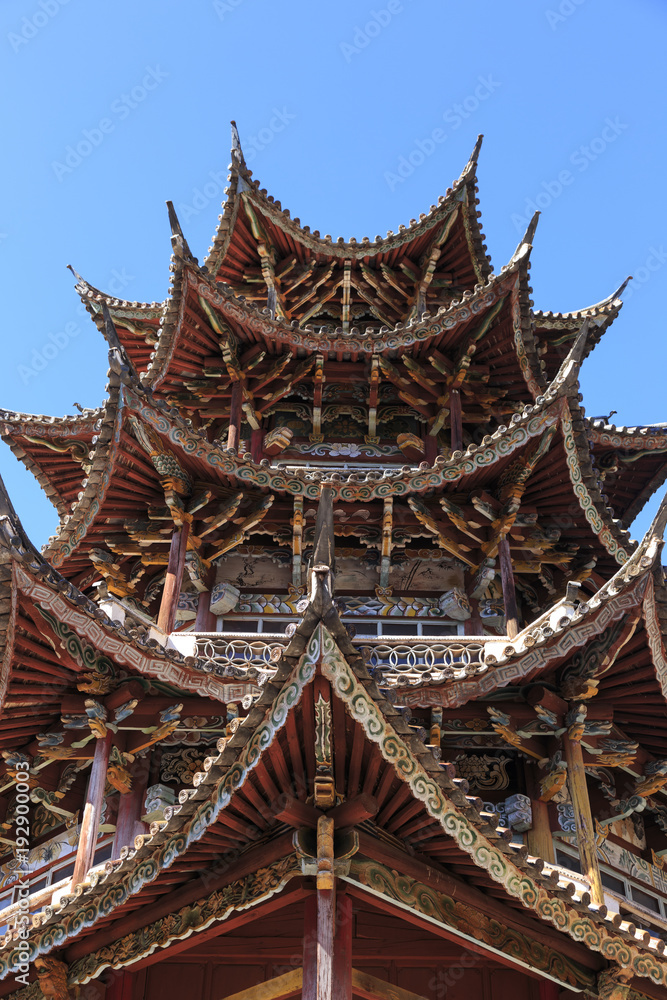 Buddhist temple in Huimingcum China