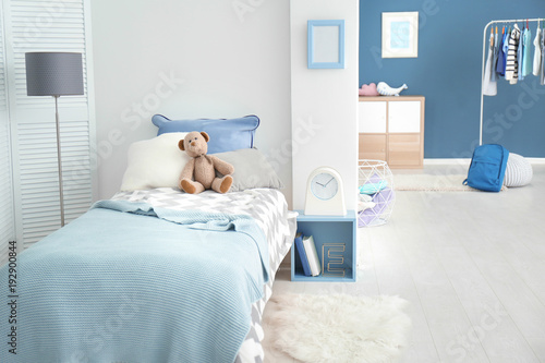 Interior of cozy children's...