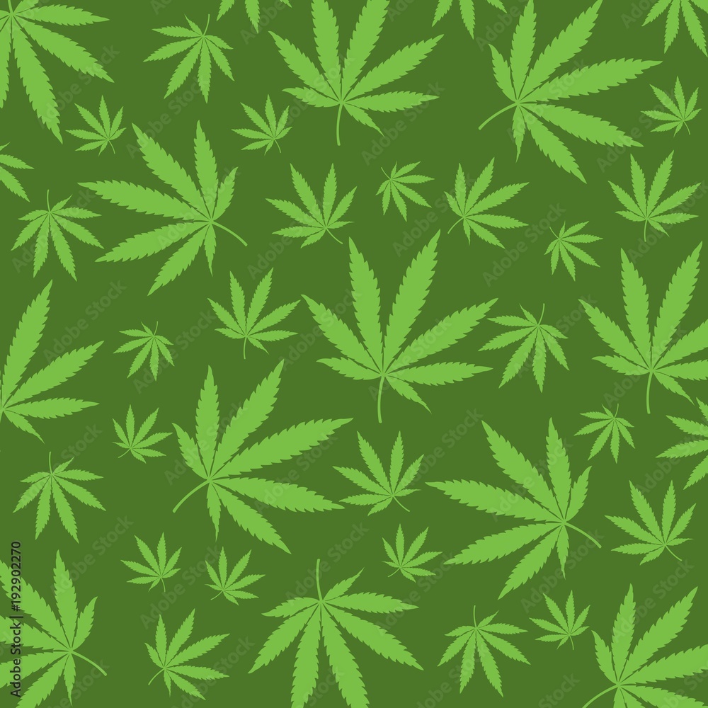 cannabis icon pattern vector