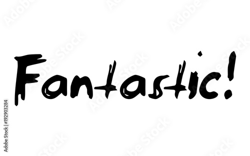 Fantastic stamp. Typographic label, stamp or logo