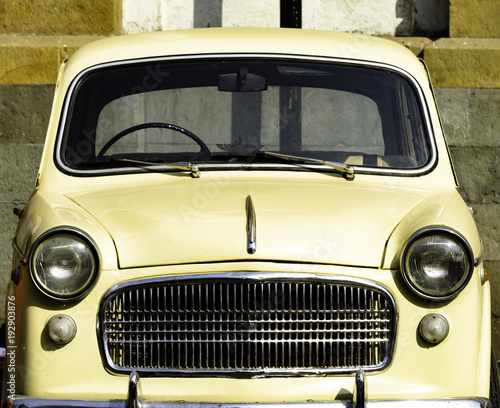 Yellow Vintage Car © Ashok B. Mehta