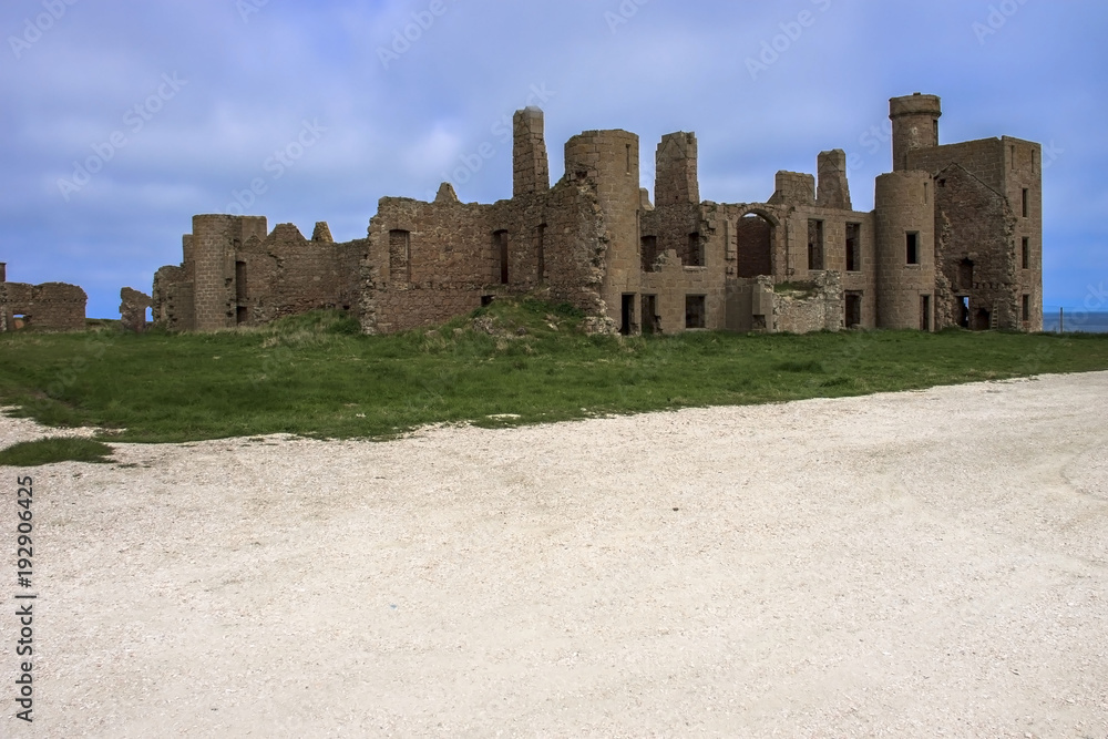 Slains Castle, Aberdeenshire, United Kingdom.