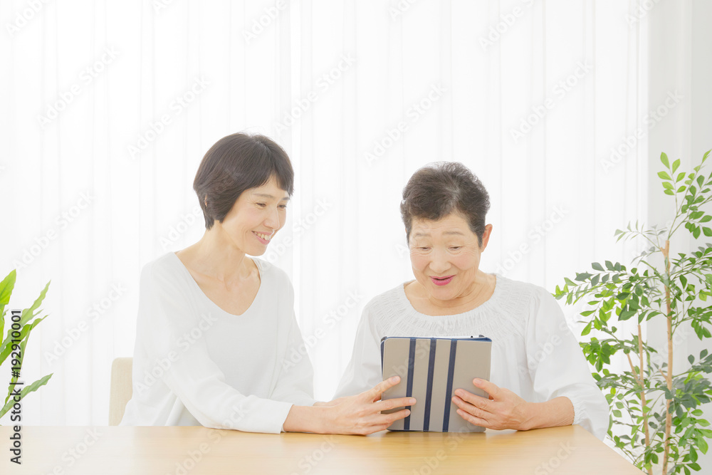 母娘 タブレット 母娘 タブレット