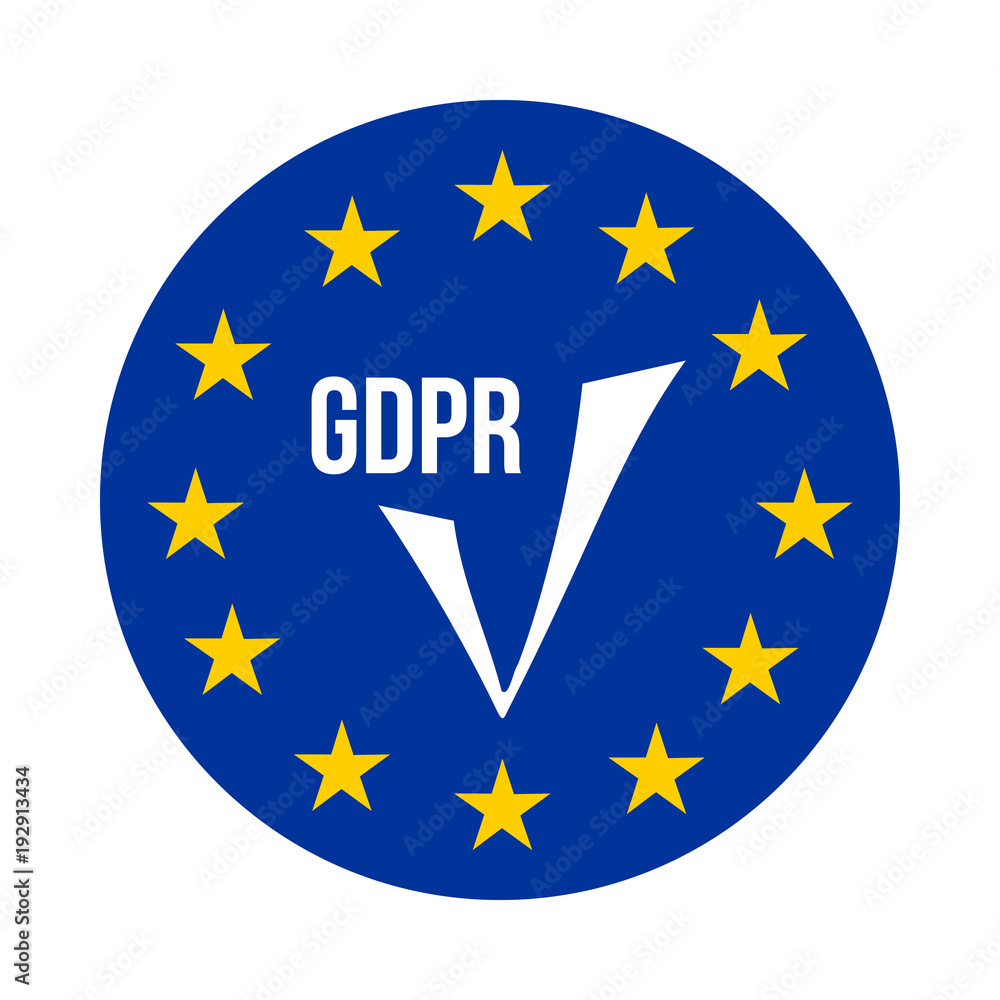 GDPR - General Data Protection Regulation, confirmation icon
