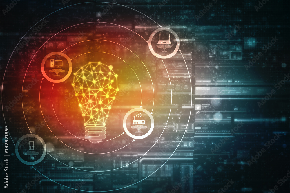 bulb future technology, innovation background, creative idea concept bulb future technology, innovation background, creative idea concept