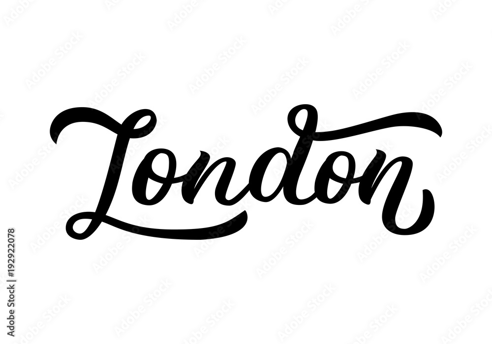 2971663 London - hand lettering
