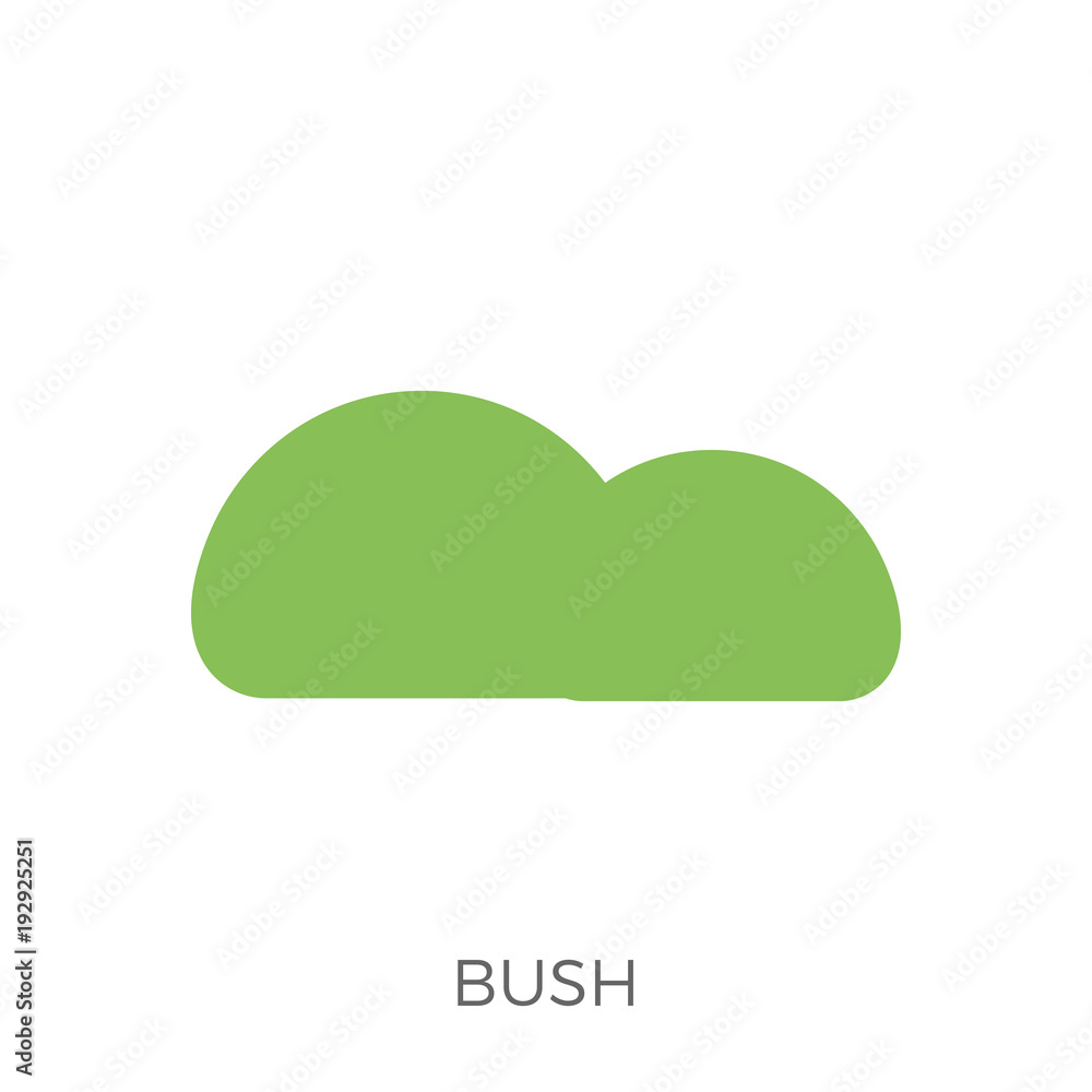 Bush Icon Vector Bush Icon Vector
