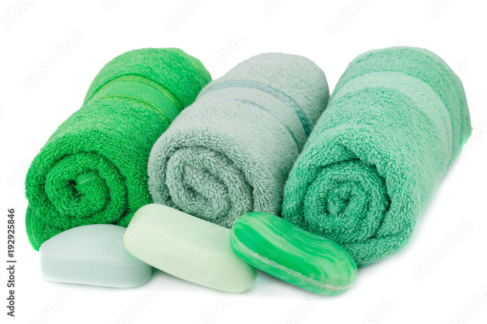 Towels and soaps Towels and soaps