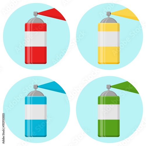 Spraydose Icon Flat Design