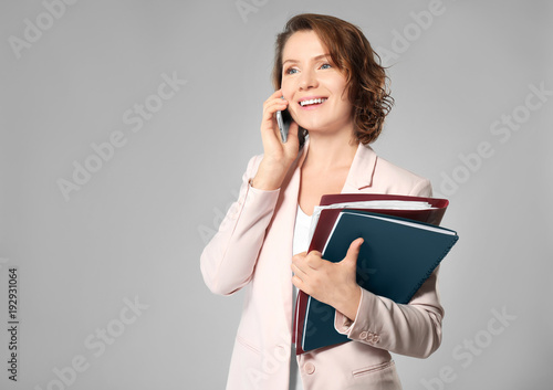 Beautiful real estate agent...