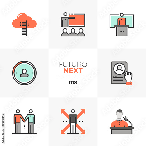 Business Training Futuro Next Icons