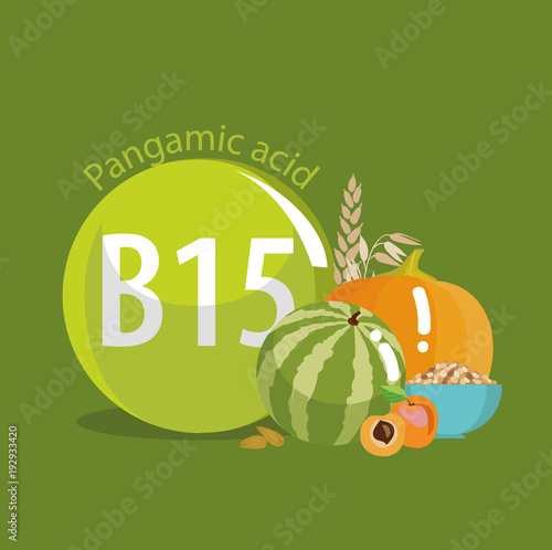 Vitamin B15 (Pangamic acid). photo