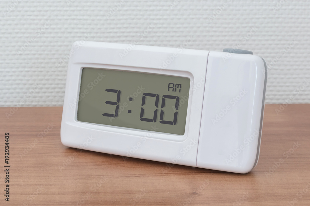 Clock radio - Time - 03.00 AM Clock radio - Time - 03.00 AM