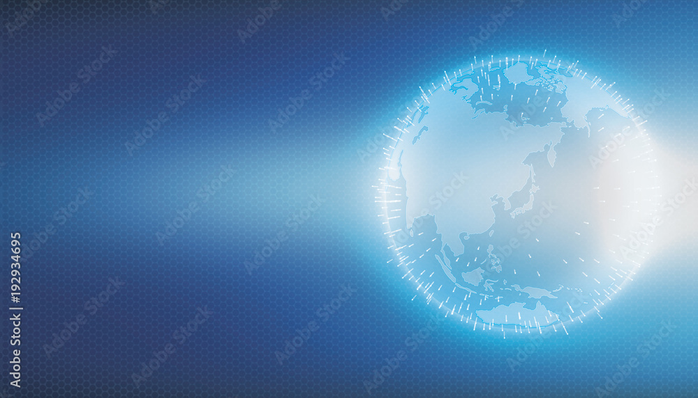 Obraz premium Global network / Internet / IT graphic image. 