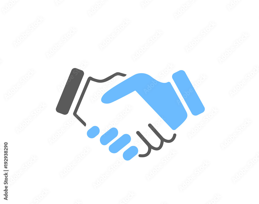 Fototapeta premium Corporate Relationship, Handshake Icon