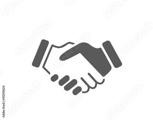 Corporate Relationship, Handshake Icon
