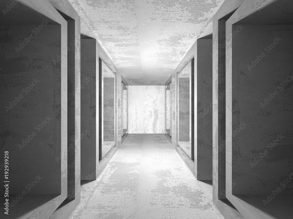 Abstract geometric concrete architecture background Abstract geometric concrete architecture background