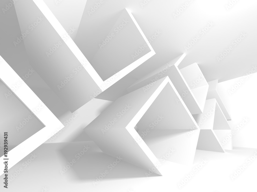 Abstract Modern White Architecture Background Abstract Modern White Architecture Background