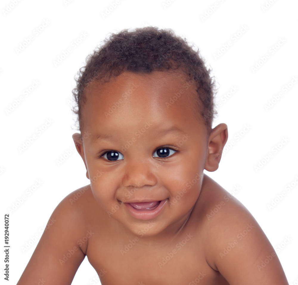 Funny and happy african baby Funny and happy african baby