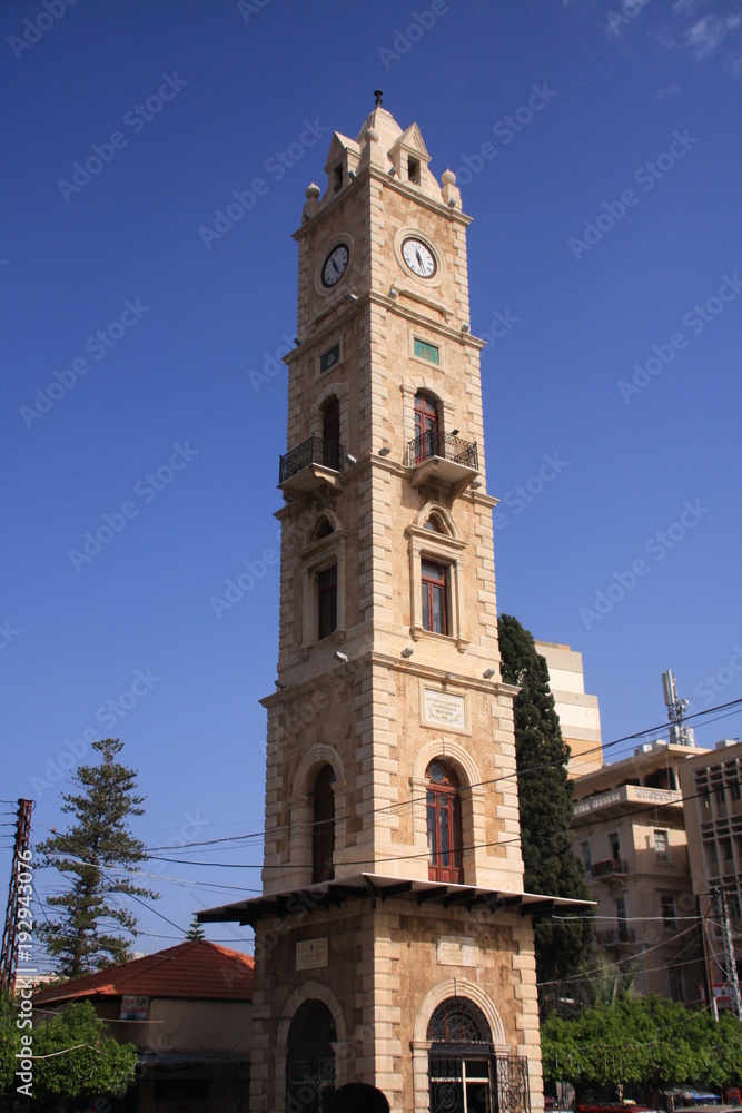 tour de l'horloge à Tripoli