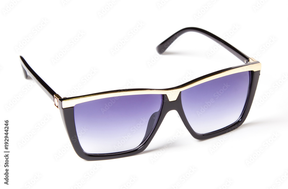 beautiful sunglasses with colored glass